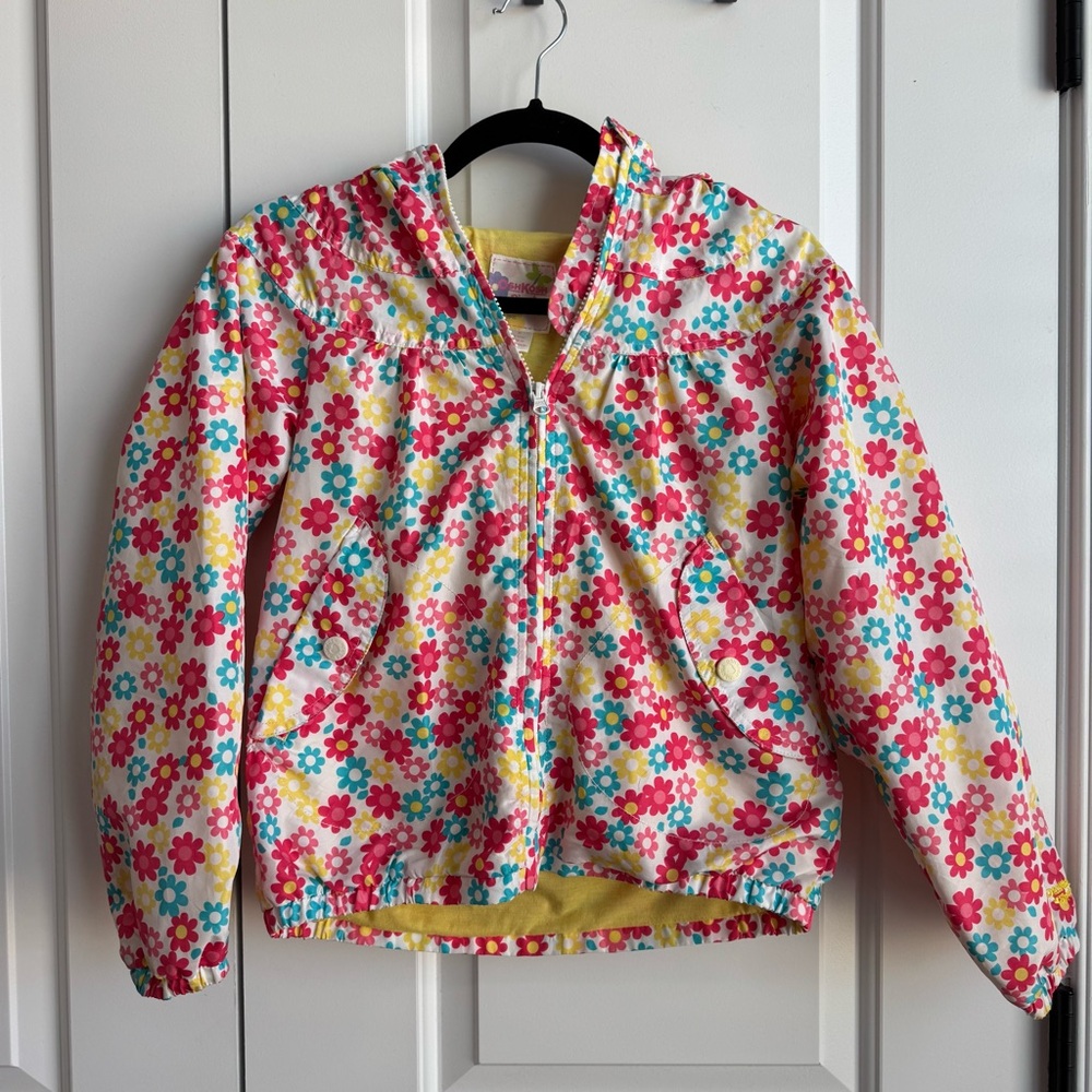 OshKosh B’gosh Vibrant Floral Windbreaker - Size 10